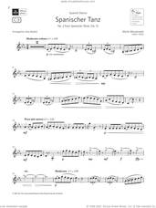 Cover icon of Spanischer Tanz (from Spanische Tanze) (Grade 5 List C3 from the ABRSM Clarinet syllabus from 2022) sheet music for clarinet solo by Moritz Moszkowski and Alan Bullard, classical score, intermediate skill level