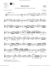 Cover icon of Romanze (from Eine kleine Nachtmusik)  (Grade 4 List B1 from the ABRSM Clarinet syllabus from 2022) sheet music for clarinet solo by Wolfgang Amadeus Mozart and Alan Bullard, classical score, intermediate skill level