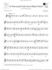 Cover icon of In Sherwood livde stout Robin Hood (Grade 2 List A2 from the ABRSM Saxophone syllabus from 2022) sheet music for saxophone solo by Robert Jones and Ian Denley, classical score, intermediate skill level