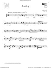 Cover icon of Strolling (Grade 1 List C2 from the ABRSM Saxophone syllabus from 2022) sheet music for saxophone solo by Philip Herbert, classical score, intermediate skill level