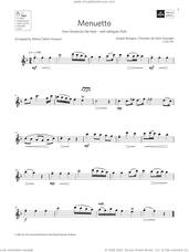 Cover icon of Menuetto from Sonata for the Harp (Grade 2 A5 from the ABRSM Treble Recorder syllabus from 2022) sheet music for recorder solo by Chevalier de Saint-Georges, Althea Talbot-Howard and Joseph Bologne, classical score, intermediate skill level