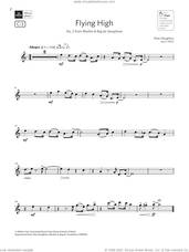 Cover icon of Flying High (No. 2 from Rhythm and Rag) (Grade 2 List C3 from the ABRSM Saxophone syllabus from 2022) sheet music for saxophone solo by Alan Haughton, classical score, intermediate skill level