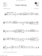 Cover icon of Shaker Melody  (Grade 2 List B3 from the ABRSM Flute syllabus from 2022) sheet music for flute solo by Trad. American and Peter Gritton, classical score, intermediate skill level