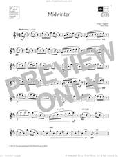 Cover icon of Midwinter (Grade 4 List A3 from the ABRSM Flute syllabus from 2022) sheet music for flute solo by Hilary Taggart, classical score, intermediate skill level