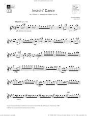 Cover icon of Insects' Dance (from 25 romantische Etuden) (Grade 7 A3 from the ABRSM Flute syllabus from 2022) sheet music for flute solo by Ernesto Köhler, classical score, intermediate skill level