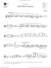 Cover icon of Une flute soupire (Grade 6 List B2 from the ABRSM Flute syllabus from 2022) sheet music for flute solo by Melanie Bonis, classical score, intermediate skill level