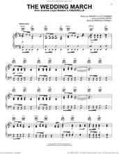 Cover icon of The Wedding March (from Andrew Lloyd Webber's Cinderella) sheet music for voice, piano or guitar by Andrew Lloyd Webber, David Zippel and Emerald Fennell, intermediate skill level