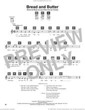 Cover icon of Bread And Butter sheet music for ukulele solo (ChordBuddy system) by Newbeats, Jay Turnbow and Larry Parks, intermediate ukulele (ChordBuddy system)
