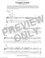 Cover icon of Cripple Creek sheet music for dobro solo  and Fred Sokolow, easy skill level