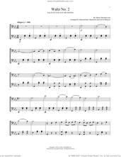 Cover icon of Waltz No. 2 sheet music for two cellos (duet, duets) by Dmitri Shostakovich, Fulvia Mancini, Massimiliano Martinelli and Mr. & Mrs. Cello, classical score, intermediate skill level