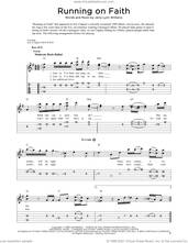 Cover icon of Running On Faith sheet music for dobro solo by Eric Clapton, Fred Sokolow and Jerry Lynn Williams, easy skill level