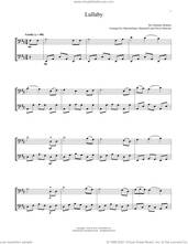 Cover icon of Lullaby sheet music for two cellos (duet, duets) by Johannes Brahms, Fulvia Mancini, Massimiliano Martinelli and Mr. & Mrs. Cello, classical score, intermediate skill level