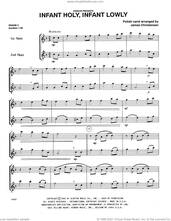 Cover icon of Infant Holy, Infant Lowly (arr. James Christensen) sheet music for two flutes  and James Christensen, intermediate duet