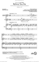 Cover icon of Before You Go (arr. Mark Brymer) sheet music for choir (SSA: soprano, alto) by Lewis Capaldi, Mark Brymer, Benjamin Kohn, Peter Kelleher, Philip Plested and Thomas Barnes, intermediate skill level