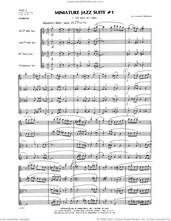 Cover icon of Miniature Jazz Suite #1 (COMPLETE) sheet music for saxophone quartet by Lennie Niehaus, intermediate skill level