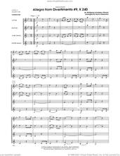 Cover icon of Allegro from Divertimento #9, K 240 (arr. Kevin Kaisershot) (COMPLETE) sheet music for wind ensemble by Wolfgang Amadeus Mozart and Kevin Kaisershot, classical score, intermediate skill level