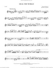 Cover icon of Heal The World sheet music for flute solo by Michael Jackson, intermediate skill level