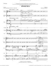 Cover icon of Invictus (COMPLETE) sheet music for orchestra/band by Reginal Wright and William Ernest Henley, intermediate skill level