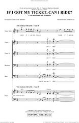 Cover icon of If I Got My Ticket, Can I Ride? (arr. Carlos B. Brown) sheet music for choir (TTBB: tenor, bass)  and Carlos B. Brown, intermediate skill level