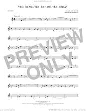 Cover icon of Yester-Me, Yester-You, Yesterday sheet music for trumpet solo by Stevie Wonder, Bryan Wells and Ron Miller, intermediate skill level