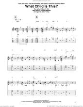 Cover icon of What Child Is This? sheet music for guitar (tablature) by John Fahey, Miscellaneous and William Chatterton Dix, intermediate skill level