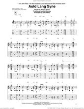 Cover icon of Auld Lang Syne sheet music for guitar (tablature) by John Fahey, Robert Burns and Traditional Scottish Melody, intermediate skill level