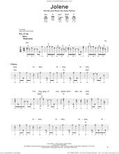 Cover icon of Jolene sheet music for banjo solo by Dolly Parton and Michael J. Miles, intermediate skill level