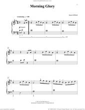Cover icon of Morning Glory sheet music for piano solo (elementary) by Jason Sifford, beginner piano (elementary)
