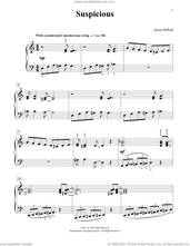 Cover icon of Suspicious sheet music for piano four hands by Jason Sifford, intermediate skill level