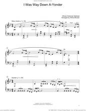 Cover icon of I Was Way Down A-Yonder (arr. Artina McCain) sheet music for piano solo (elementary)  and Artina McCain, beginner piano (elementary)