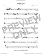 Cover icon of Happy Xmas (War Is Over) sheet music for Hand Bells Solo (bell solo) by John Lennon and Yoko Ono, intermediate Hand Bells Solo (bell)