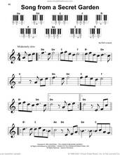 Cover icon of Song From A Secret Garden sheet music for piano solo by Secret Garden and Rolf Lovland, beginner skill level