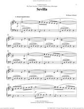 Cover icon of Sevilla sheet music for piano solo (elementary) by William Gillock, classical score, beginner piano (elementary)