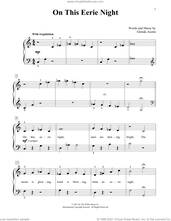 Cover icon of On This Eerie Night sheet music for piano solo (elementary) by Glenda Austin, beginner piano (elementary)