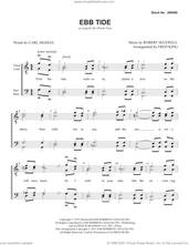 Cover icon of Ebb Tide (arr. Fred King) sheet music for choir (TTBB: tenor, bass) by The Oriole Four, Fred King, Carl Sigman and Robert Maxwell, intermediate skill level