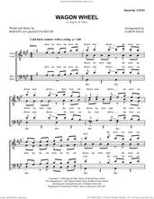 Cover icon of Wagon Wheel (arr. Aaron Dale) sheet music for choir (TTBB: tenor, bass) by OC Times, Aaron Dale, Bob Dylan and Ketch Secor, intermediate skill level