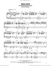 Cover icon of Satin Doll sheet music for piano solo (transcription) by Bud Powell, Billy Strayhorn, Duke Ellington and Johnny Mercer, intermediate piano (transcription)