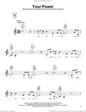Cover icon of Your Power sheet music for ukulele by Billie Eilish, intermediate skill level