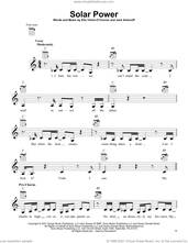 Cover icon of Solar Power sheet music for ukulele by Lorde and Jack Antonoff, intermediate skill level