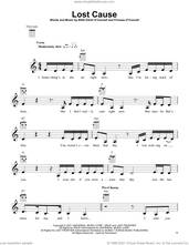Cover icon of Lost Cause sheet music for ukulele by Billie Eilish, intermediate skill level