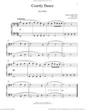 Cover icon of Courtly Dance sheet music for piano four hands by Daniel Gottlob Turk, Bradley Beckman and Carolyn True, classical score, intermediate skill level