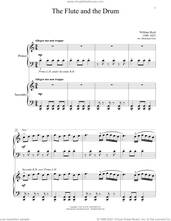Cover icon of The Flute And The Drum (From The Battle) sheet music for piano four hands by William Byrd, Bradley Beckman and Carolyn True, classical score, intermediate skill level