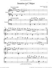 Cover icon of Sonatine In C Major sheet music for piano four hands by Daniel Gottlob Turk, Bradley Beckman and Carolyn True, classical score, intermediate skill level