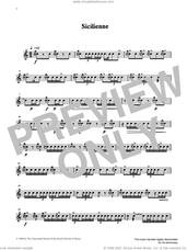 Cover icon of Sicilienne from Graded Music for Snare Drum, Book IV sheet music for percussions by Ian Wright, Ian Wright and Kevin Hathaway and Kevin Hathway, classical score, intermediate skill level