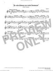 Cover icon of Je vais danser en votre honneur from Graded Music for Tuned Percussion, Book I sheet music for percussions by Georges Bizet, Ian Wright and Kevin Hathway, classical score, intermediate skill level