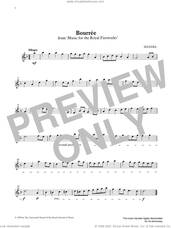 Cover icon of Bourrée from Graded Music for Tuned Percussion, Book I sheet music for percussions by George Frideric Handel, Ian Wright and Kevin Hathway, classical score, intermediate skill level