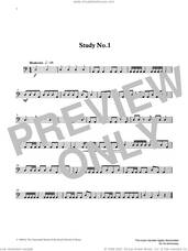 Cover icon of Study No.1 from Graded Music for Timpani, Book I sheet music for percussions by Ian Wright, Chris Batchelor and Ian Wright and Chris Batchelor, classical score, intermediate skill level