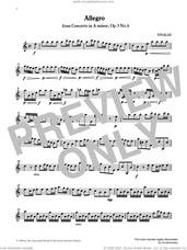Cover icon of Allegro (Vivaldi) from Graded Music for Tuned Percussion, Book IV sheet music for percussions by Antonio Vivaldi, Ian Wright and Kevin Hathway, classical score, intermediate skill level