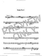 Cover icon of Study No.4 from Graded Music for Timpani, Book II sheet music for percussions by Ian Wright, classical score, intermediate skill level