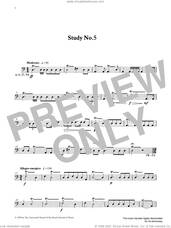 Cover icon of Study No.5 from Graded Music for Timpani, Book III sheet music for percussions by Ian Wright, classical score, intermediate skill level
